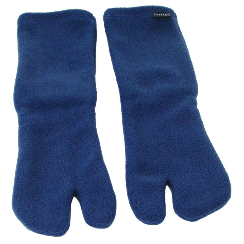 Polar Feet Fleece Tabi Socks - Denim