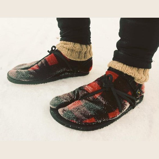 Polar Feet Fleece Tabi Socks - Lumberjack