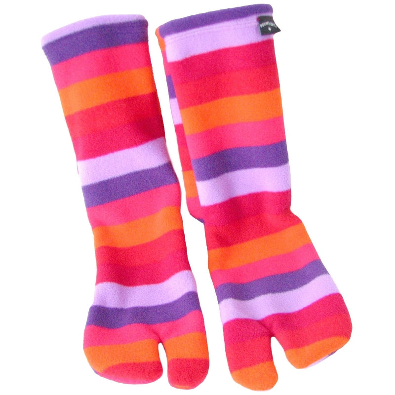 Polar Feet Fleece Tabi Socks - Jellybean