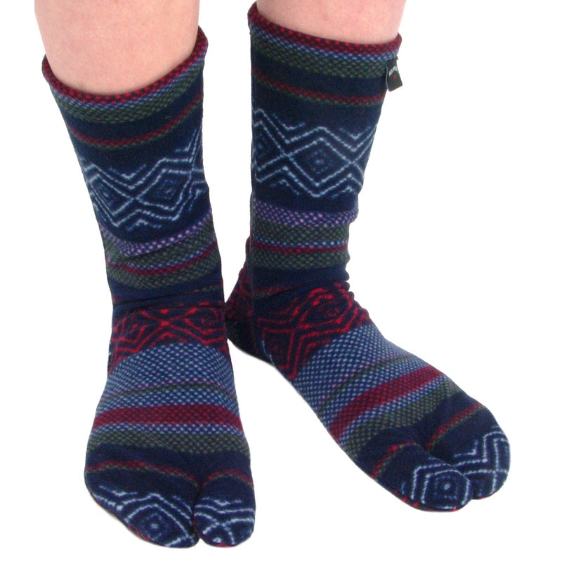Polar Feet Fleece Tabi Socks - Nordic
