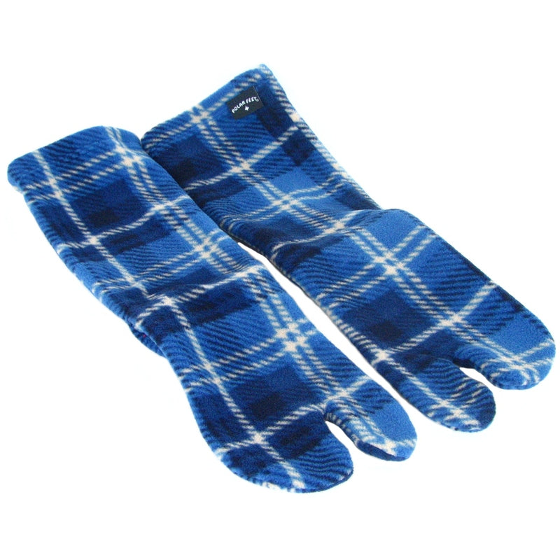 Polar Feet Fleece Tabi Socks - Flannel