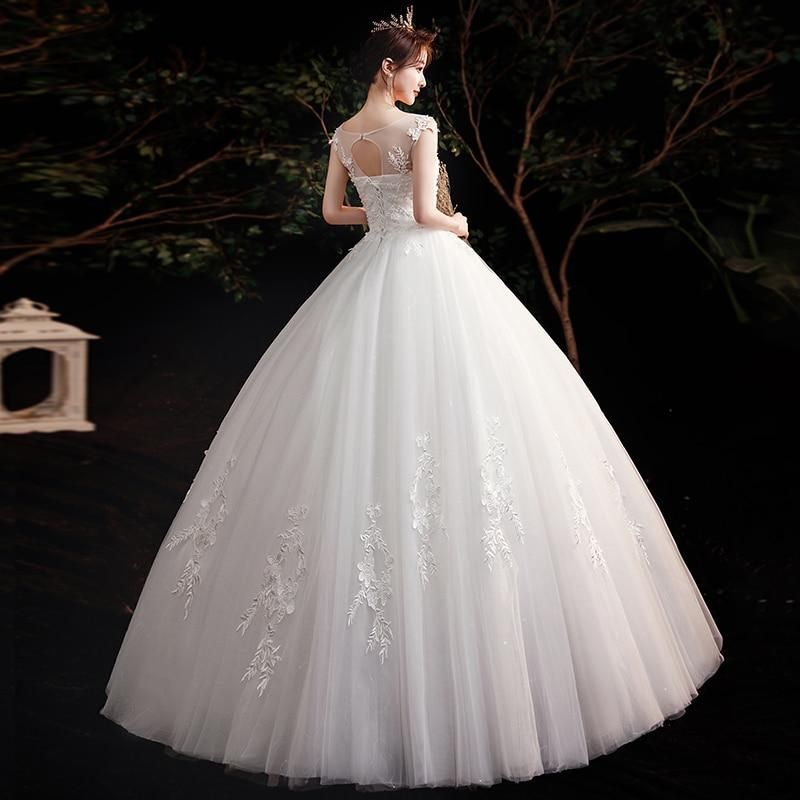 Sexy New Illusion Bride Dress Sweetheart Princess Simple Wedding Dresses