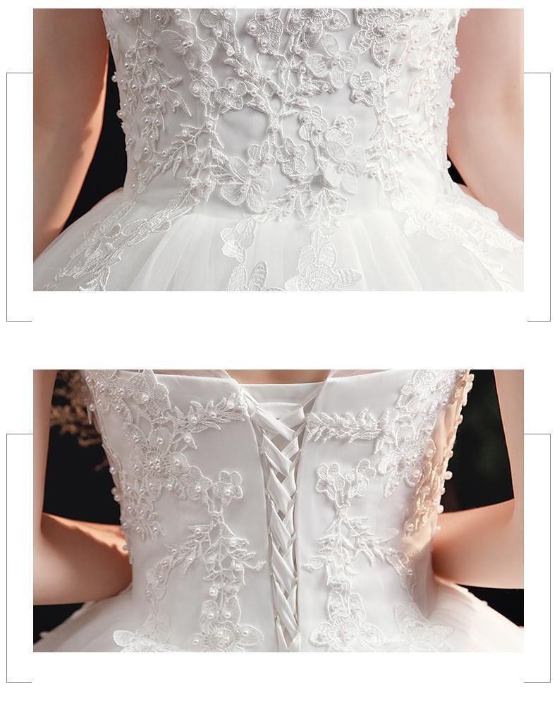 Sexy New Illusion Bride Dress Sweetheart Princess Simple Wedding Dresses