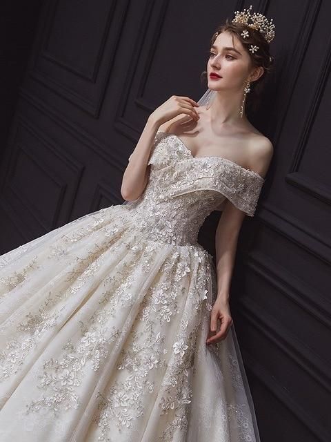 Luxury Sexy Wedding Dress Sweetheart Bridal Gown