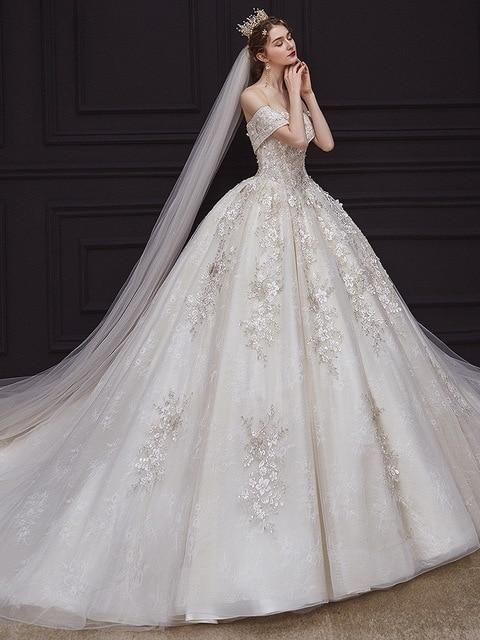 Luxury Sexy Wedding Dress Sweetheart Bridal Gown