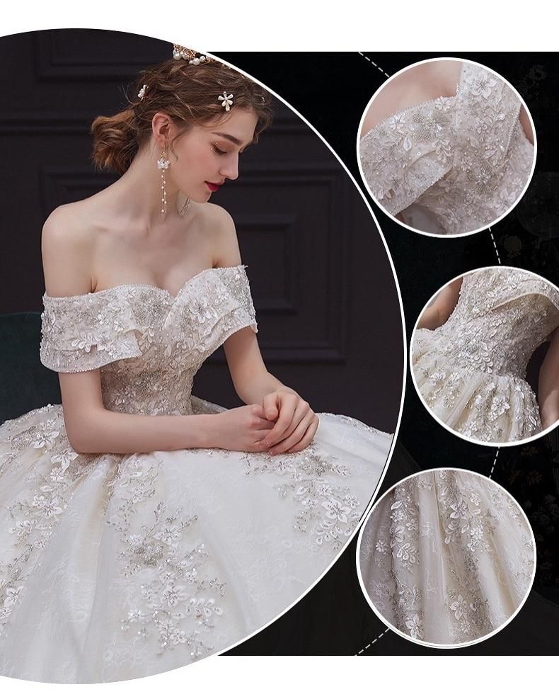 Luxury Sexy Wedding Dress Sweetheart Bridal Gown