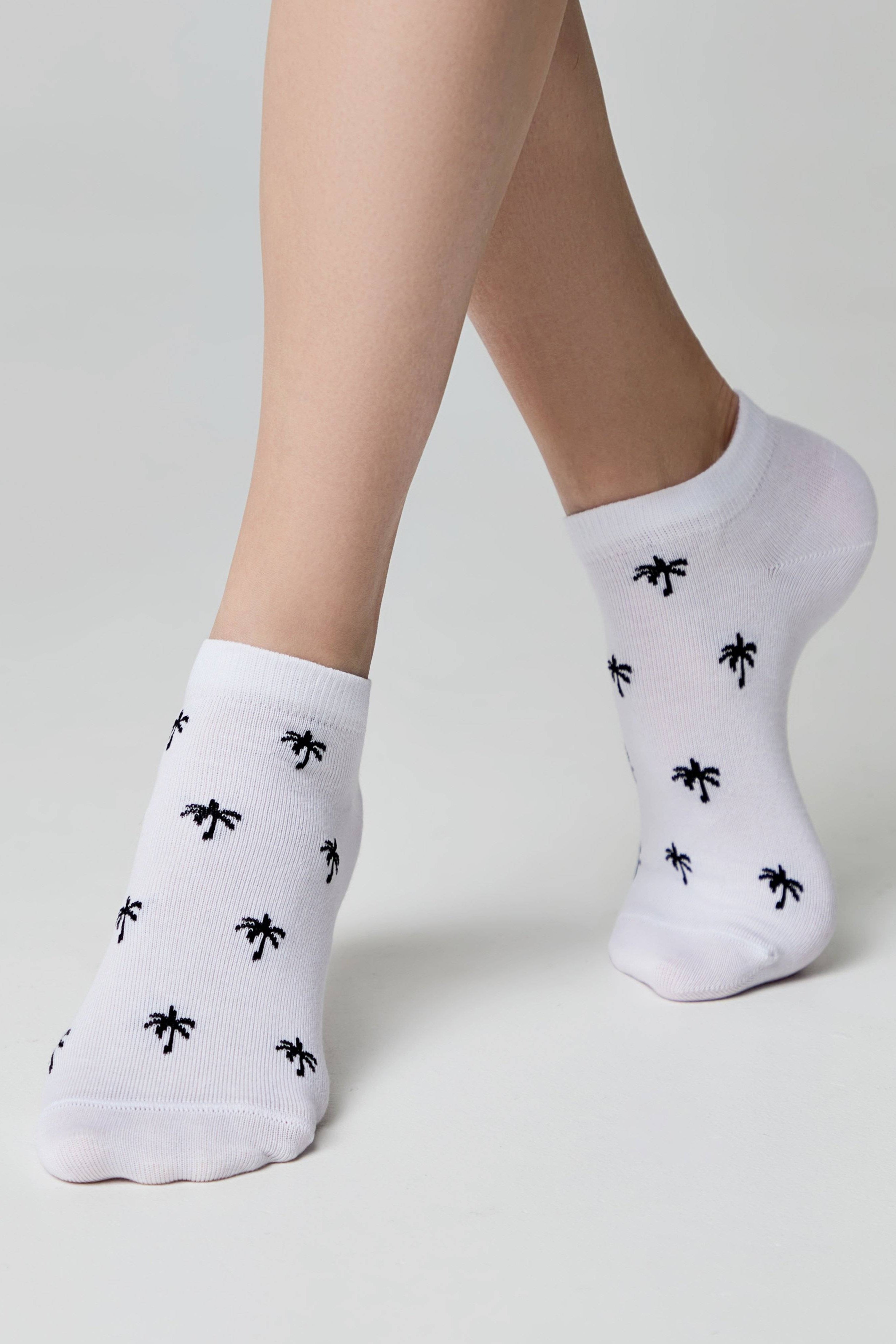Cotton Ankle Socks Conte Active - 589 Palm Trees
