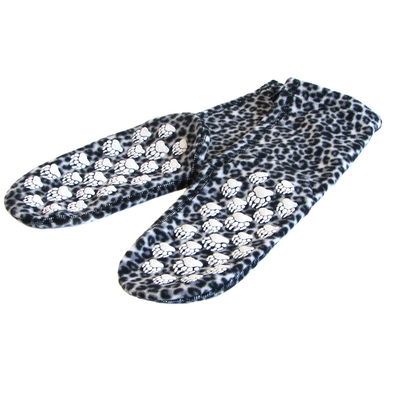 Polar Feet Fleece Socks - Snow Leopard