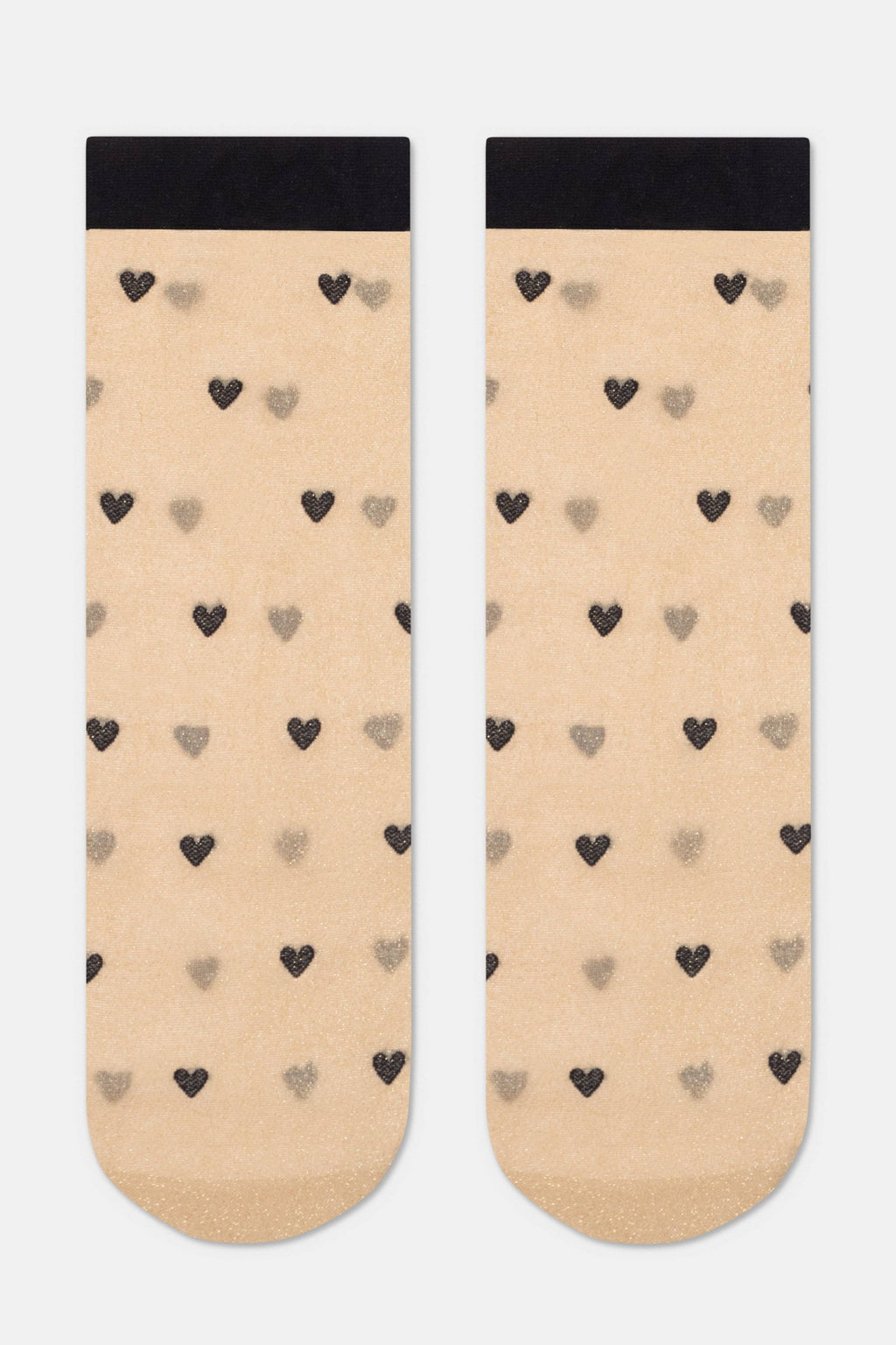 Shimmering Socks Conte Fantasy - "Hearts" Designs