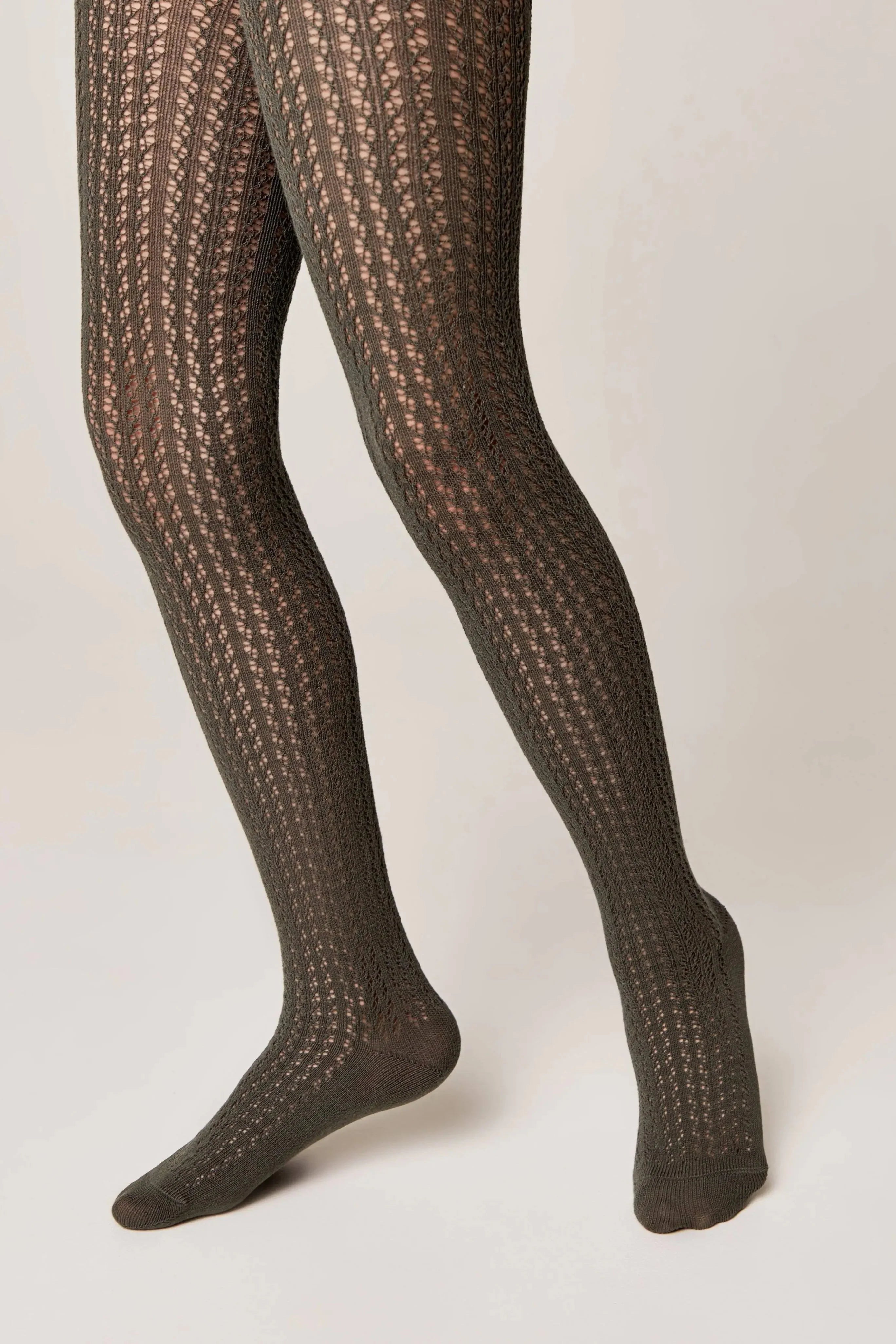Conte-Kids Cotton Tights Miss 618 - Mesh Pattern