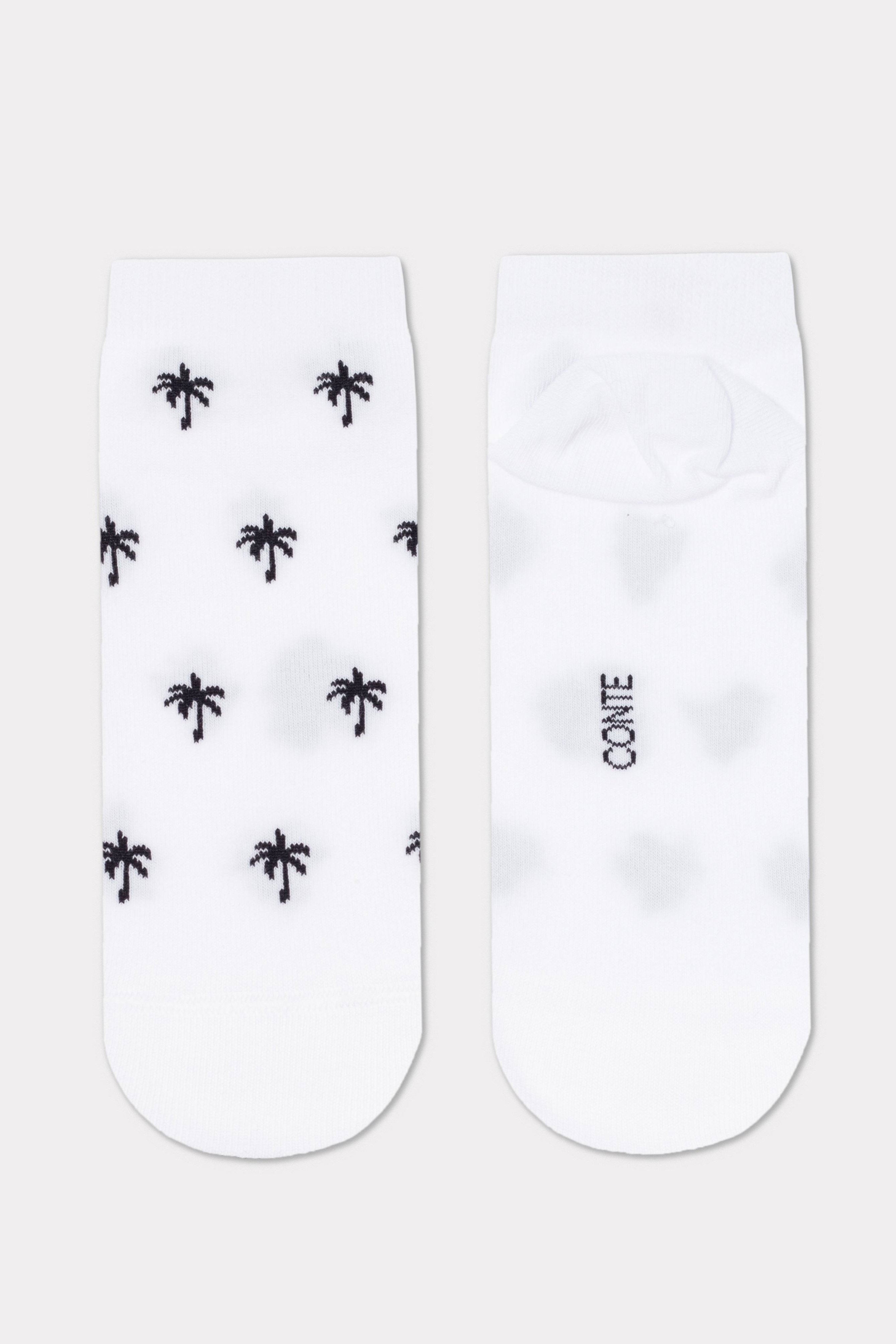 Cotton Ankle Socks Conte Active - 589 Palm Trees
