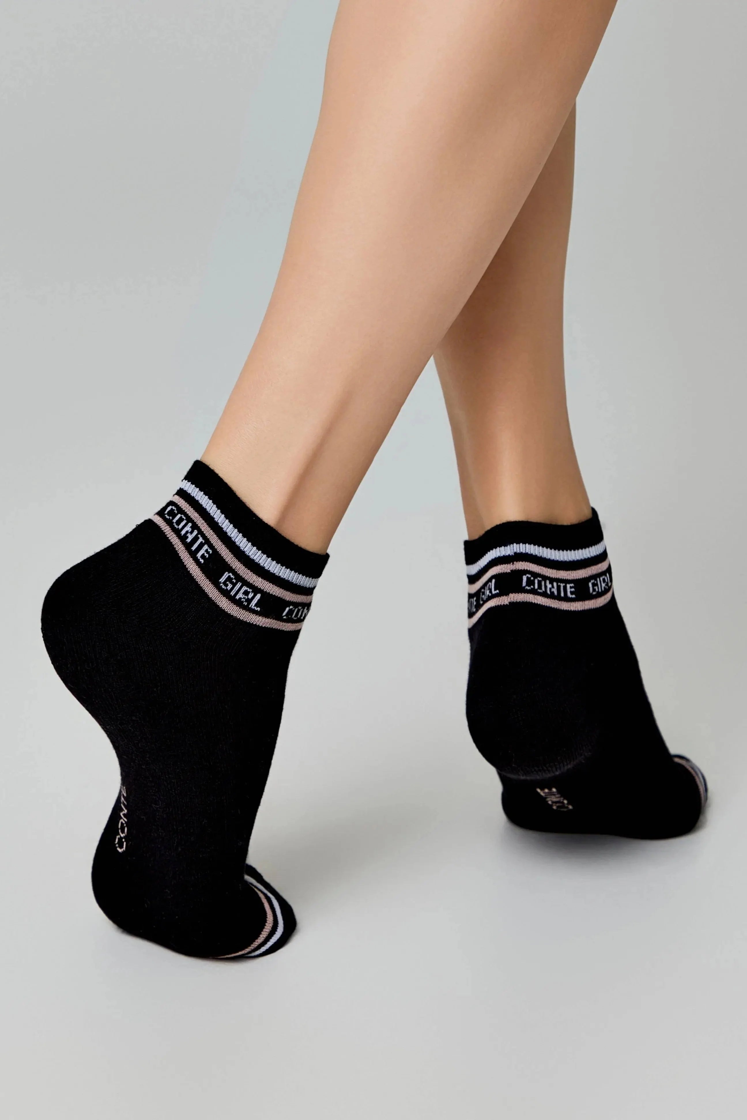 Cotton Ankle Socks Conte Active 572 - Terry Foot