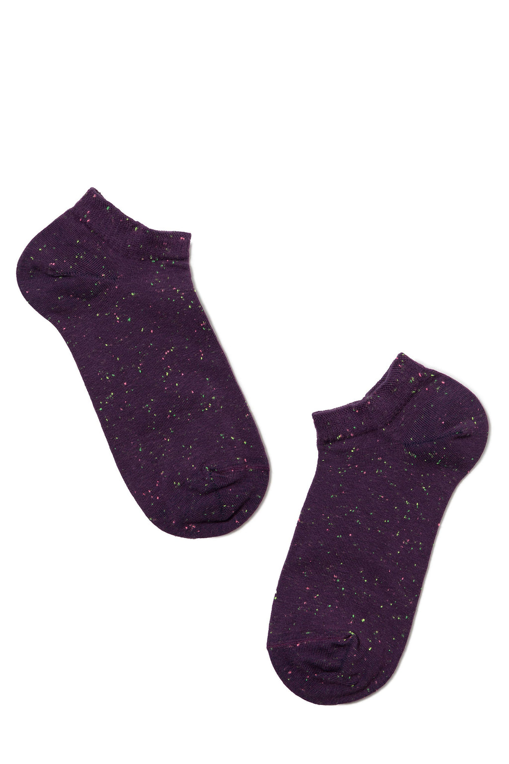 Cotton Ankle Socks Conte Active - 085 Knitted Colorful Pixels